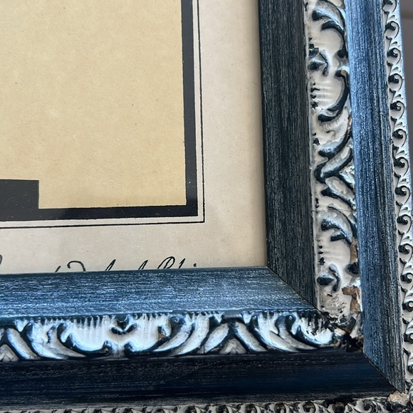 Vintage Catalda for Carson's Silhouettes Borghese Style Colonial Man Framed Art - Picture 5 of 6